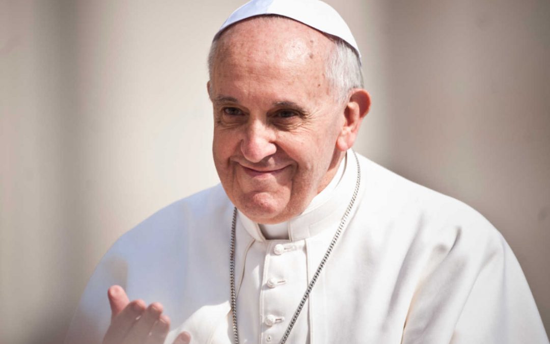 Pope Francis starts Laudato Si’ Week 2021 during his Papal Angelus on Sunday 16 May. Photo: Mazur/catholicnews.org.uk.