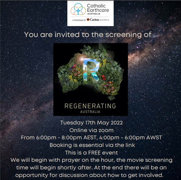 Regenerating Australia screening online